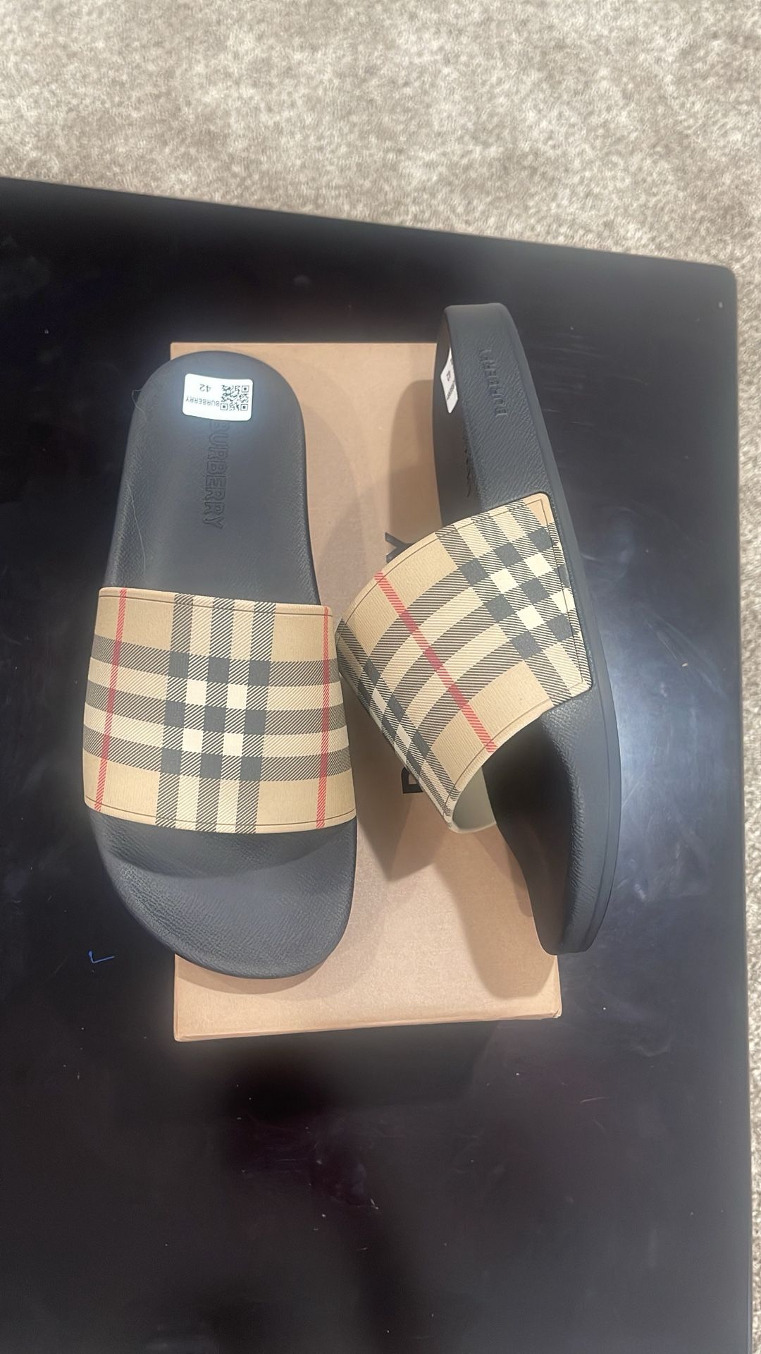 Burberry slides