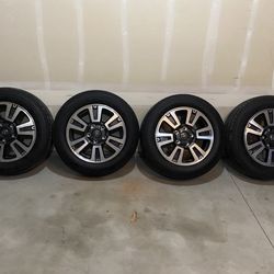 Toyota Tundra 20 Inch Machined OEM Wheel Rim 2014 To 2021  275/55/20