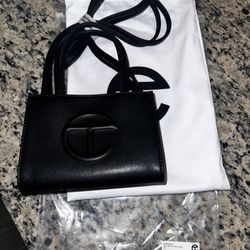 Black TELFAR Shopping Bag SMALL