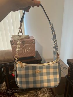 Coach Teri shoulder bag gingham print