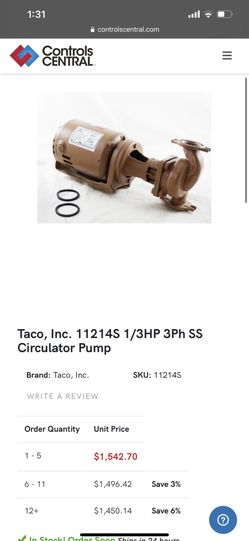 Circulator Pump