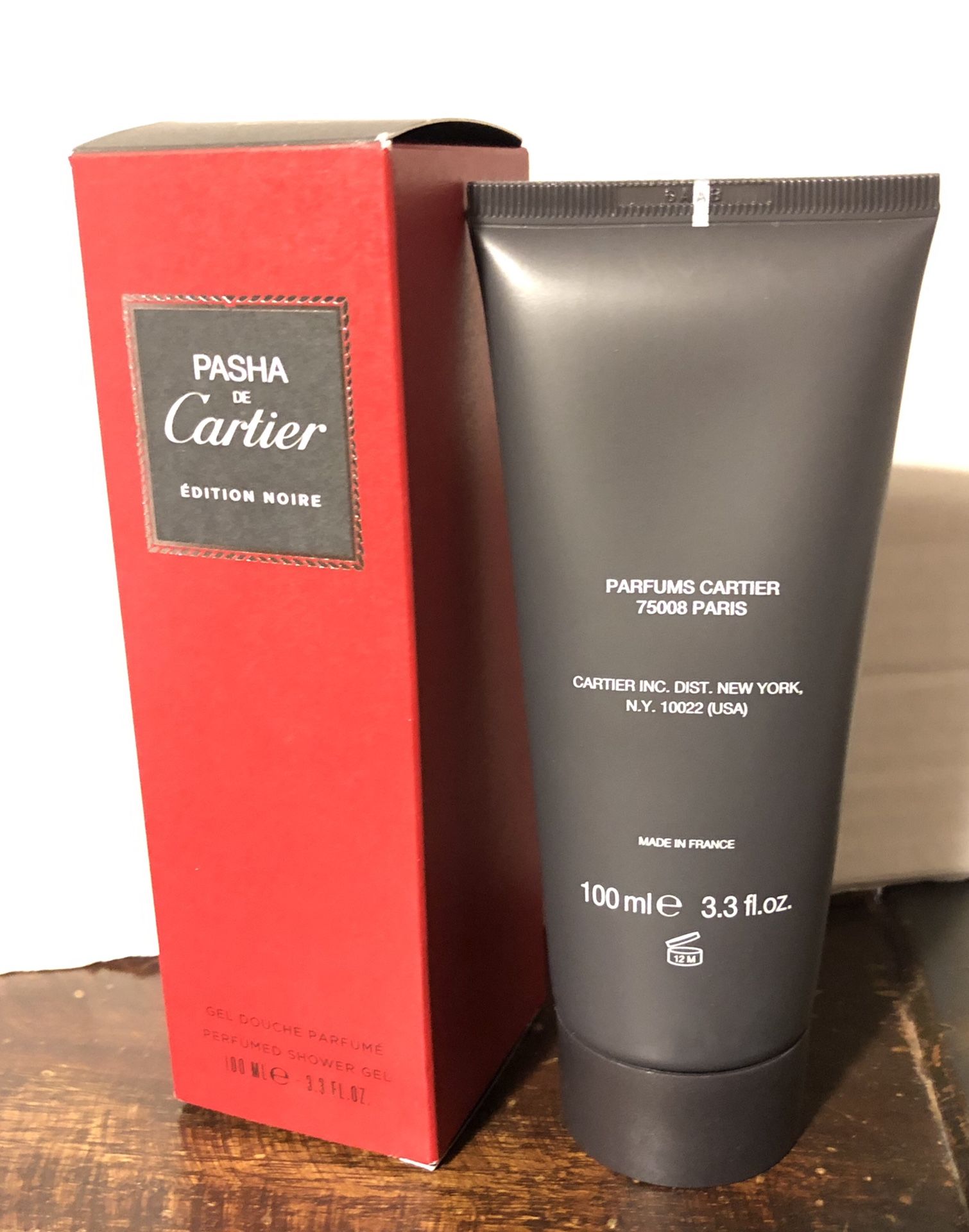 Cartier Pasha Edition Noire Purfumed Shower Gel 3.3 Oz B45 NEW for