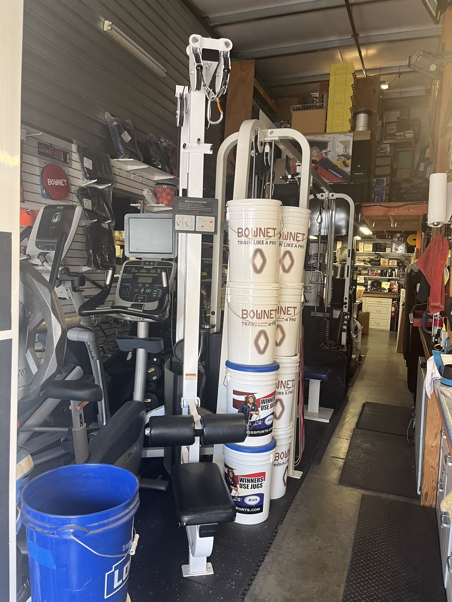 Exercise Machine, Life Fitness Commercial Dual Seated Lat Pull Down