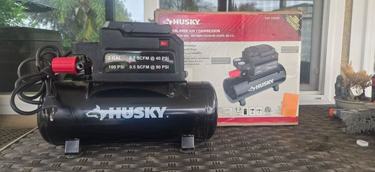 Husky Air Compressor Horizontal