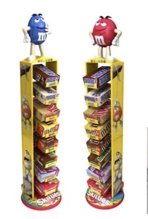 RED M&M CHARACTER STORE DISPLAY