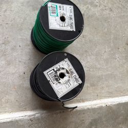10 AWG Stranded Copper Wire – Green (450ft) & Black (70–80%)