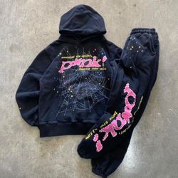 Sp5der P*nk Set 'Black'