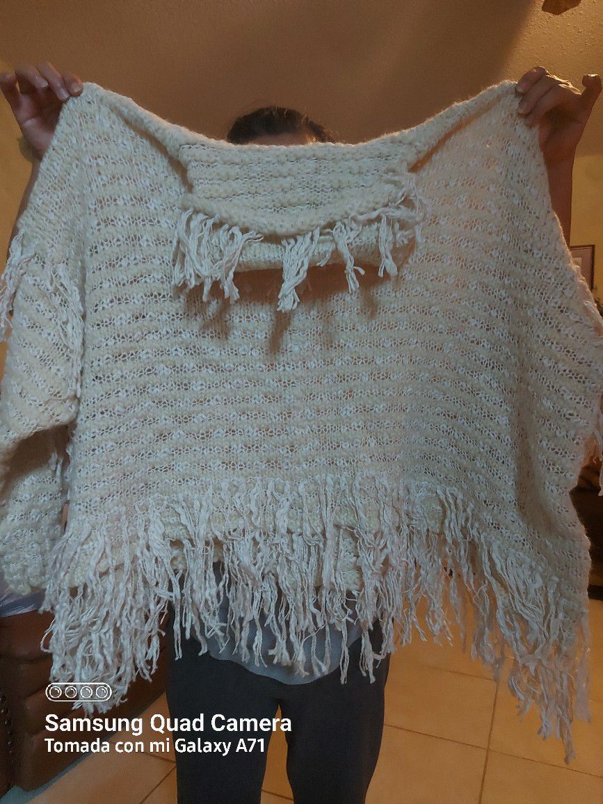 Spell And The Gypsy Knitted Poncho Size S/M