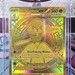 Mega Gardevoir EX Gold Mega Hyper Rare 187/132 (NM)