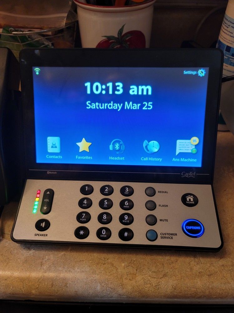 Phone That Prints Words For Hard Of Hearing