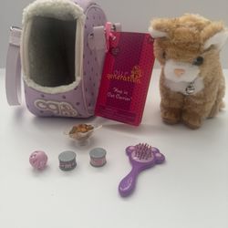 Our Generation Hop in Cat Carrier & Pet Plush Kitten Accessory Set for 18"' Dolls