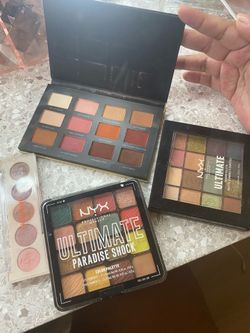 NYX, Ulta and Milani Four eye shadows