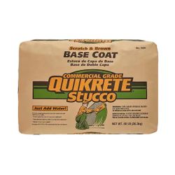 Quick Crete 80 Lb Bag Stucco Brown base & Scratch Coat