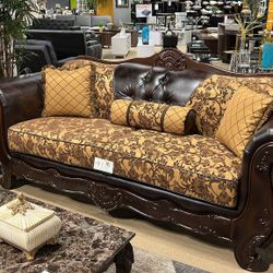 $2499 Free Delivery Up to 20 Miles on Orders Over 20 Miles Quirino Tan/Dark Brown Sofa Set
Furniture of America$20 Down Payment and delivery available