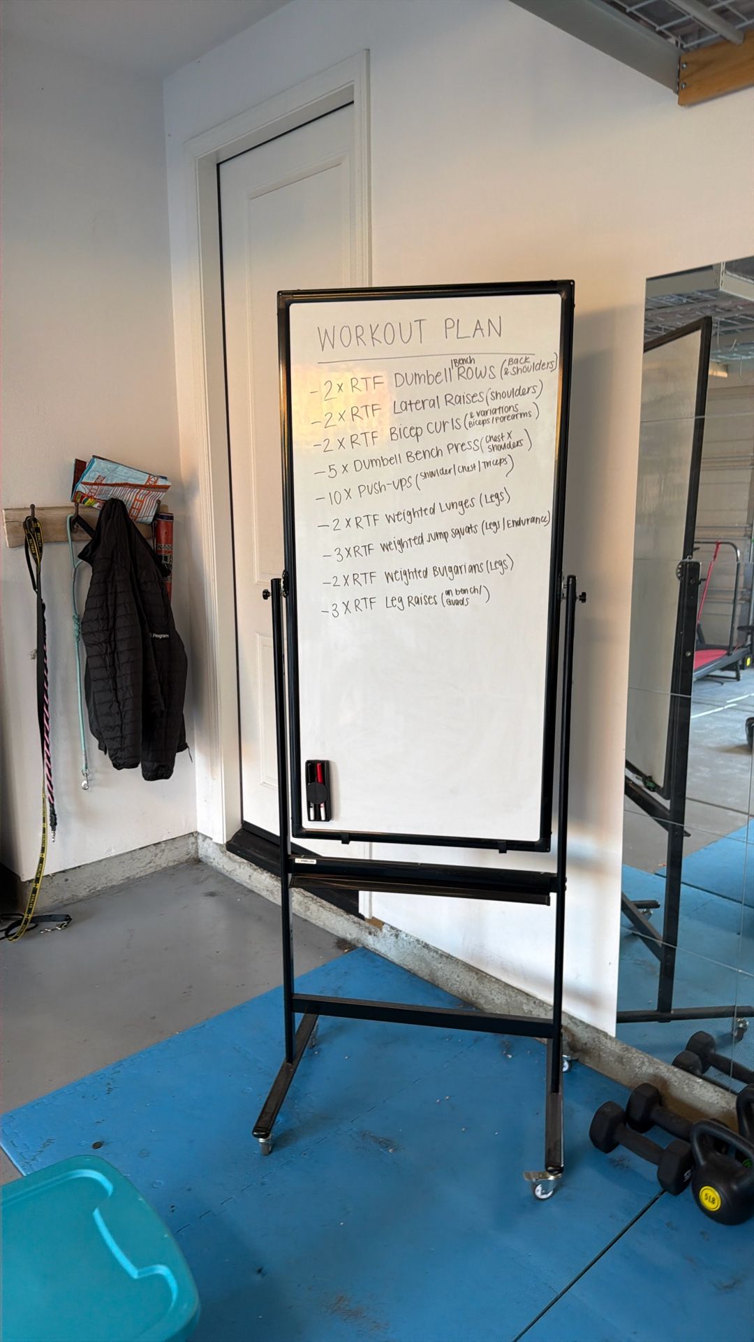 Whiteboard Small On Wheels