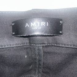 Size 28 Black Amiris 