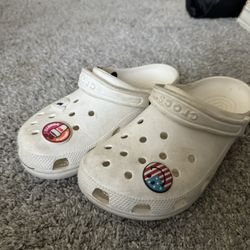 White Crocs 