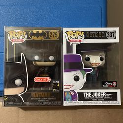 Funko Pop! Heroes - BATMAN 1989 #275 And  Joker 337