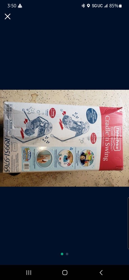 Fisher Price Cradle N Swing Ocean Wonders