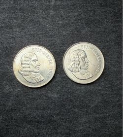 (2) 1966 South Africa 1 Rand High Grade