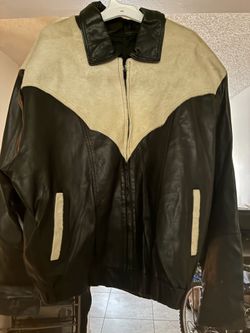 $35 Vintage España leather  Cowhide Jacket – Size Large – Rare Piece