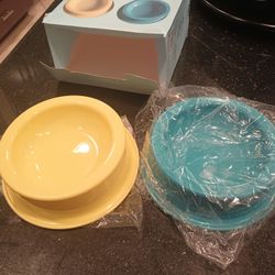 Dog Water Bowls. 2 Pack. New In Box