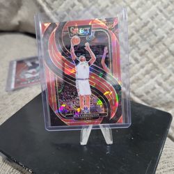 Bub Carrington Select Rookie Red Cracked Ice Premier Level Prizm Basketball Card 