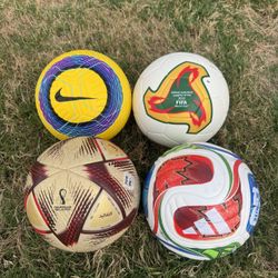 World cup soccer balls
