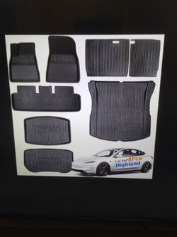 New Super Liner custom fit floor mat set for 2024-2026 Tesla model 3 highland all weather full 8pcs set