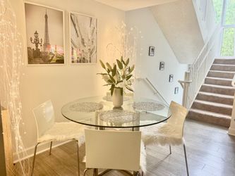 Dinning table and chairs from CB2