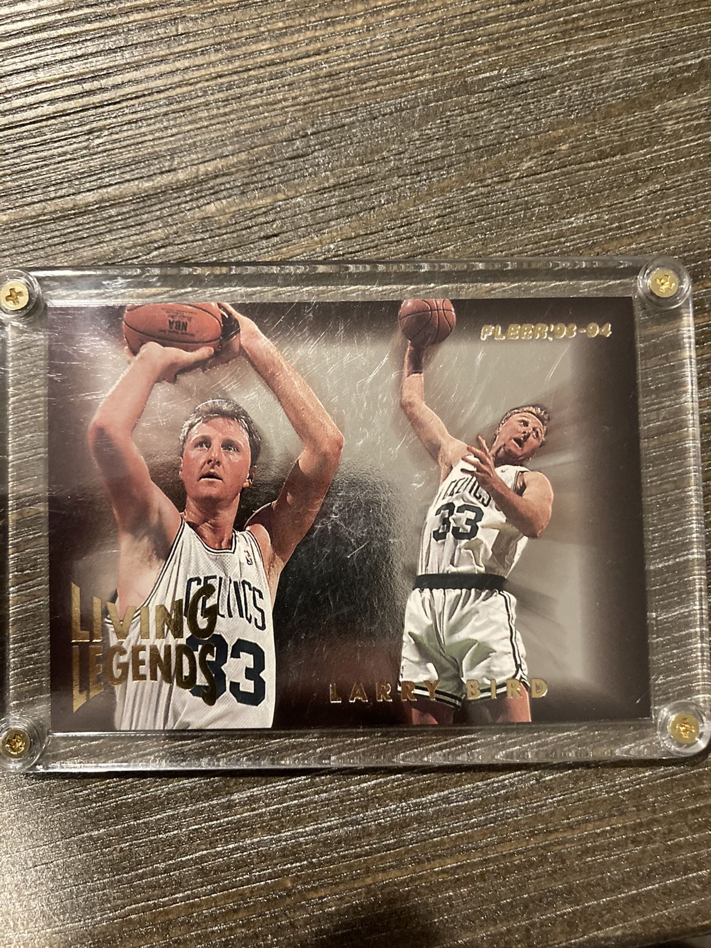 1993-94 Fleer Living Legends Larry Bird #2 HOF