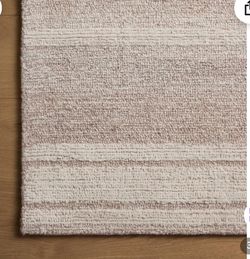 Magnolia Home by Joanna Gaines x Loloi Rae Clay Rectangle 3'6" x 5'6"/ Ivory Area Rug