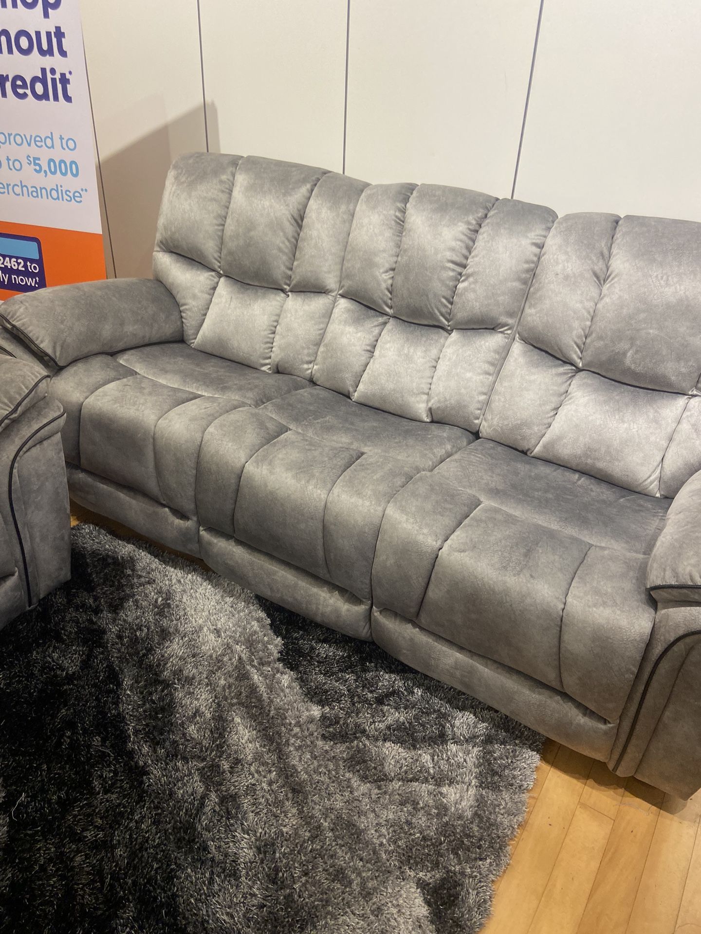 RECLINING SOFA AND LOVESEAT COMBO FOR $1199! SPECIAL THIS WEEKEND ONLY! $100 OFF. 