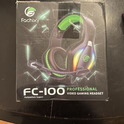 Fachixy FC100 Gaming Headset with Microphone for PS4 PS5 Switch Xbox