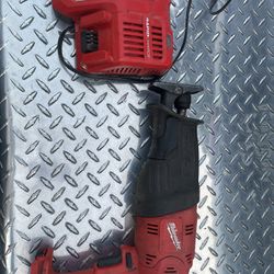 Milwaukee Charger & Hacksaw