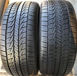 (FOUR) 19” TIRES - GENERAL ALTIMAX RT 255/45/19 104V WITH OVER 95% TREAD