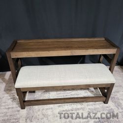 Console Table with Bench