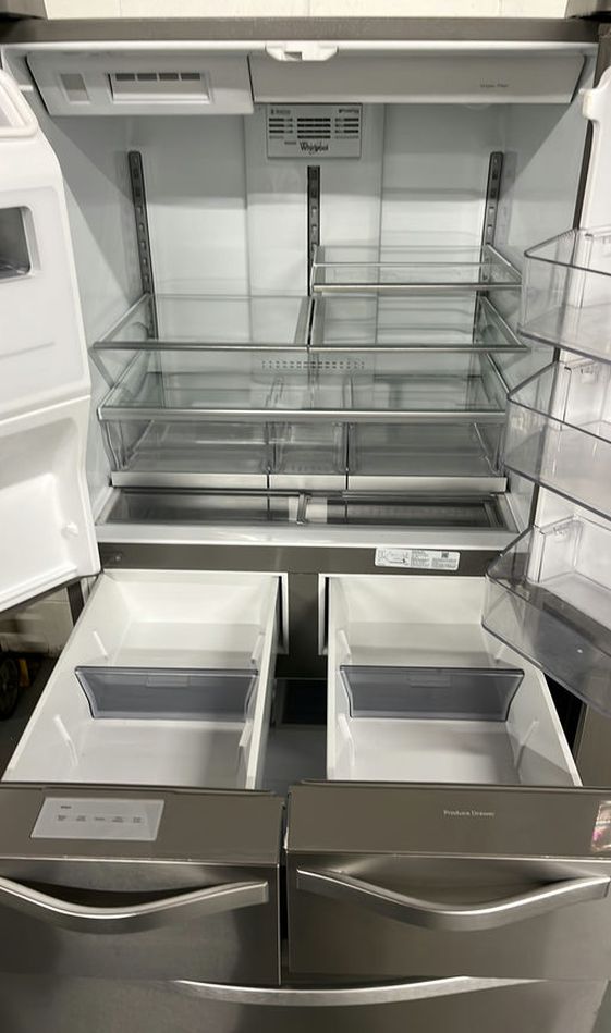 Whirlpool 4-Door Fridge Stainless Steel FrenchDoor