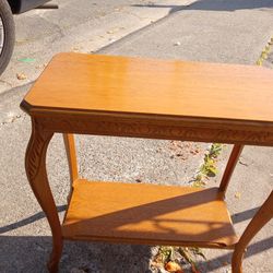 Vintage Queen Anne Style Parlor Side Table 