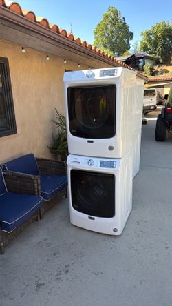 Maytag, gas dryer and washing machine  sold as set.
