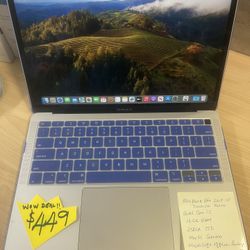 MacBook Air 13” 2018 Retina Touch ID Intel Core i5 @1.6GHz, 16gb Ram, 256gb SSD,macOS Sonoma, $90 worth Microsoft office Package, $50 worth Full Case 