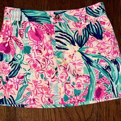 NEW Lilly Pulitzer Skirt Skort Size 4