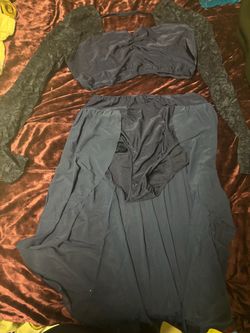 Dark blue lyrical costume