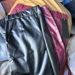 Leather Skirt 