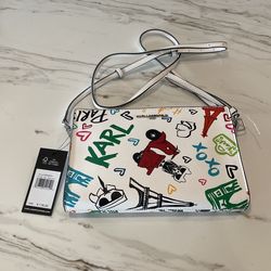 KARL LAGERFELD crossbody Purse. NEW