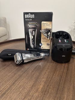 Braun Series 9 Electric Shaver with Clean & Charge Station