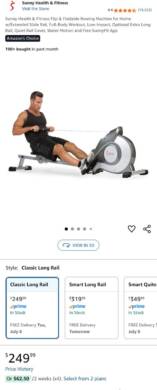 Rowing Machine Like New