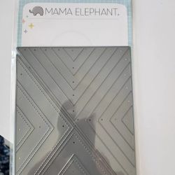 Mama Elephant DIAMOND STRIPES Creative Cuts - NEW