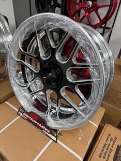 Billet Specialties Black Machined Split-Spoke Wheels - $39 Down