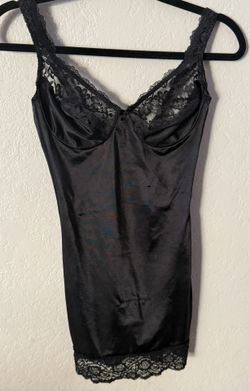 Vintage Black Slip Dress 